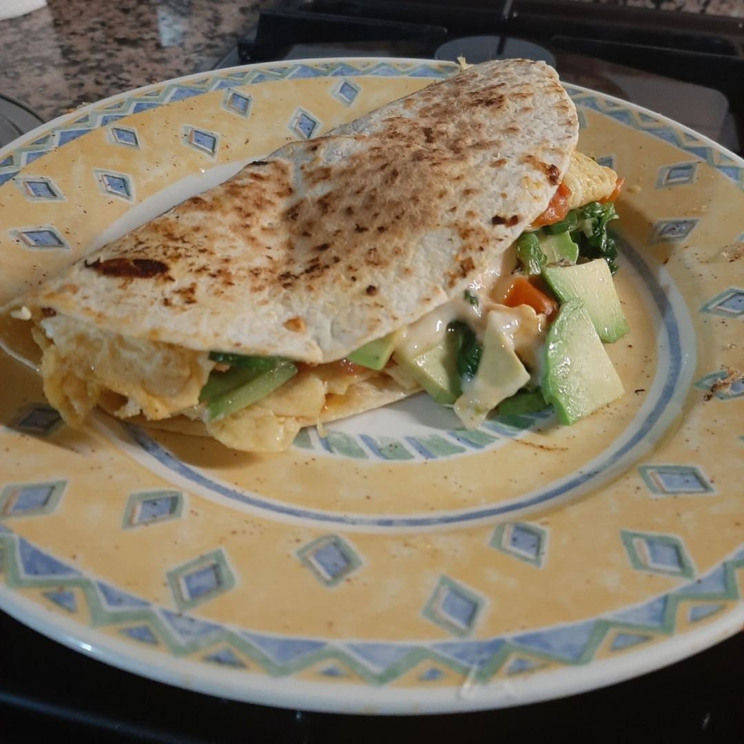 Tacos con tortilla y verdura馃尞馃構 Tacos con tortilla y verdura馃尞馃構