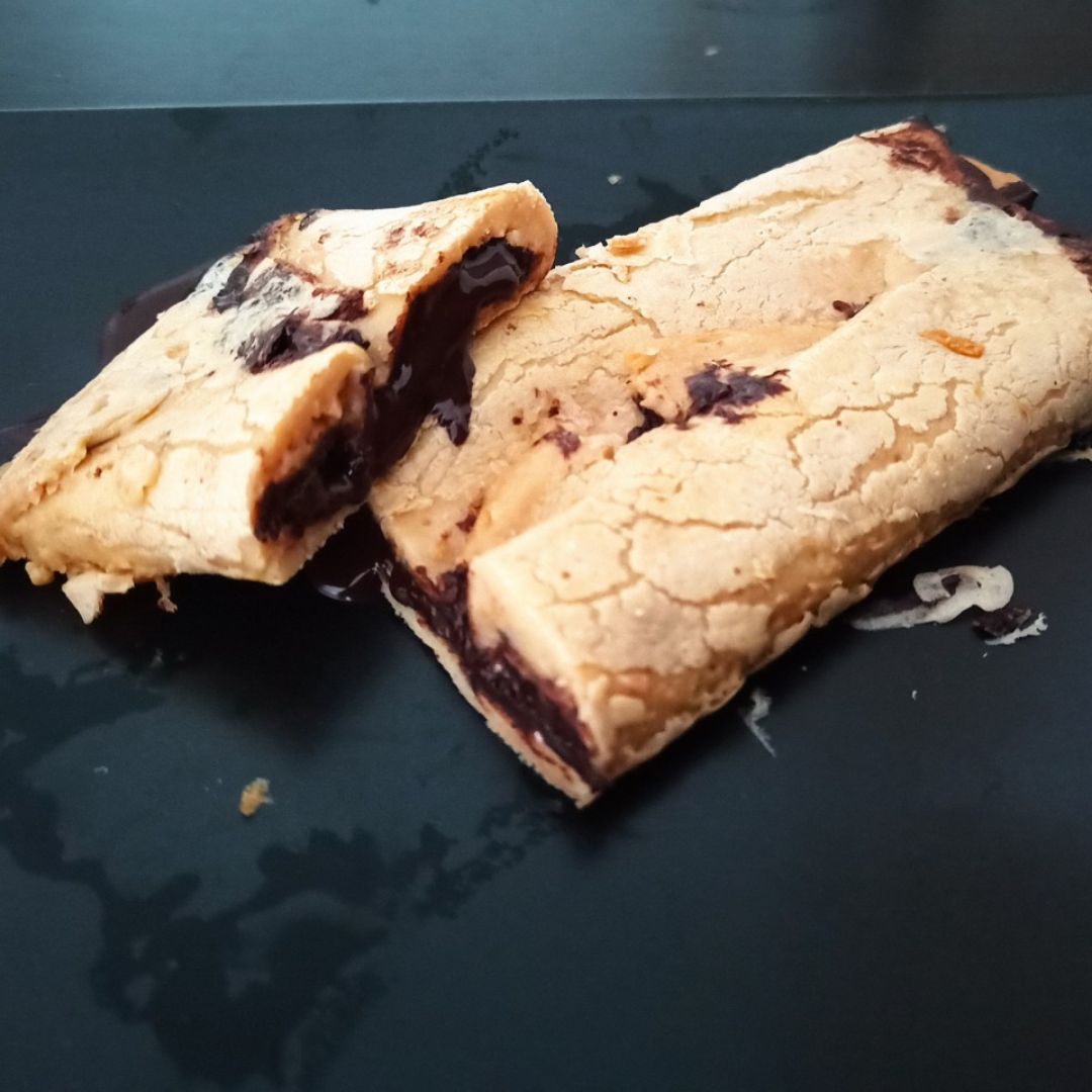 Rollito/tortilla de chocolate