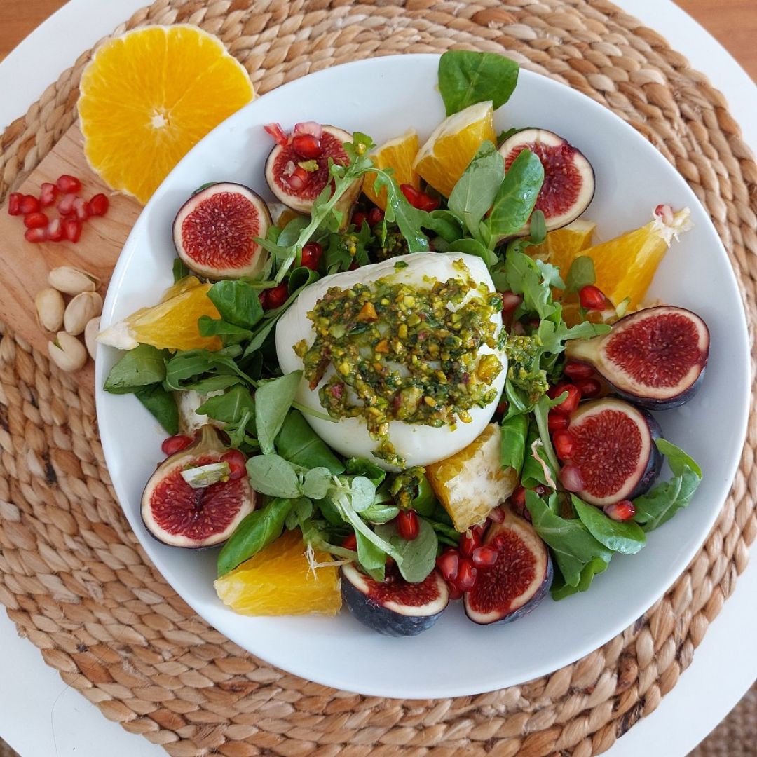 Ensalada de burrata al estilo de mi querida Ruth!