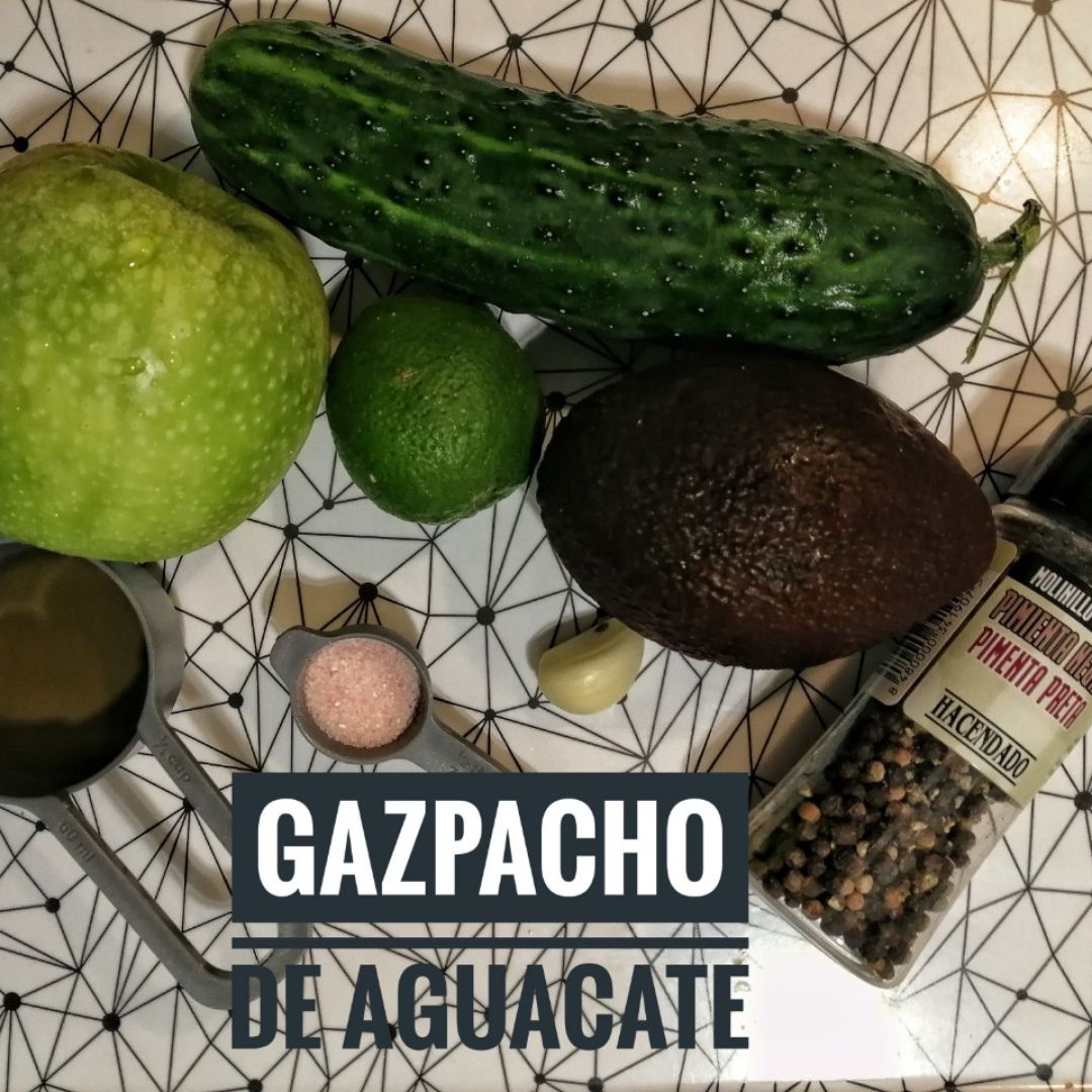 Gazpacho de aguacate Paso 0 Gazpacho de aguacate Paso 0