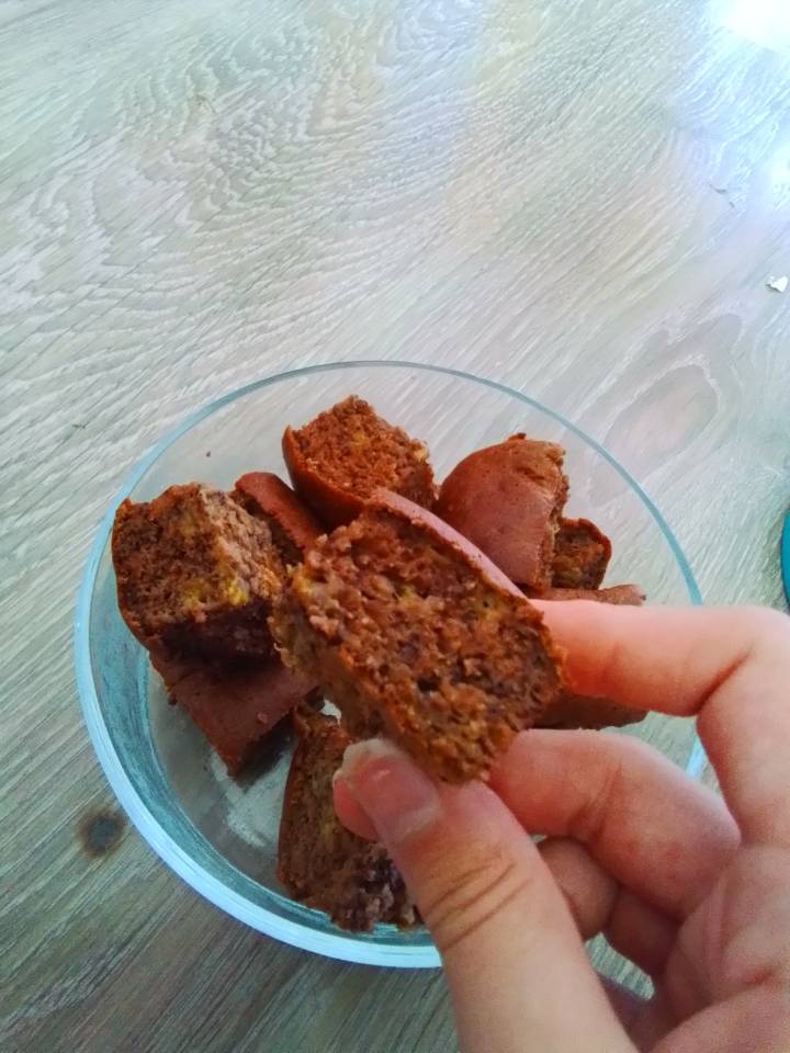 Brownies de plátano Brownies de plátano