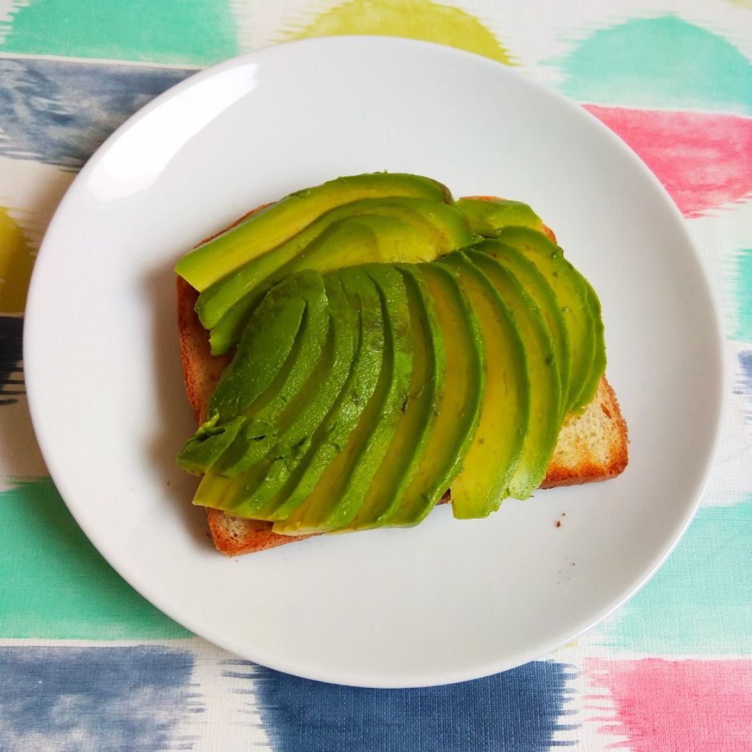 Tostada de aguacate Tostada de aguacate