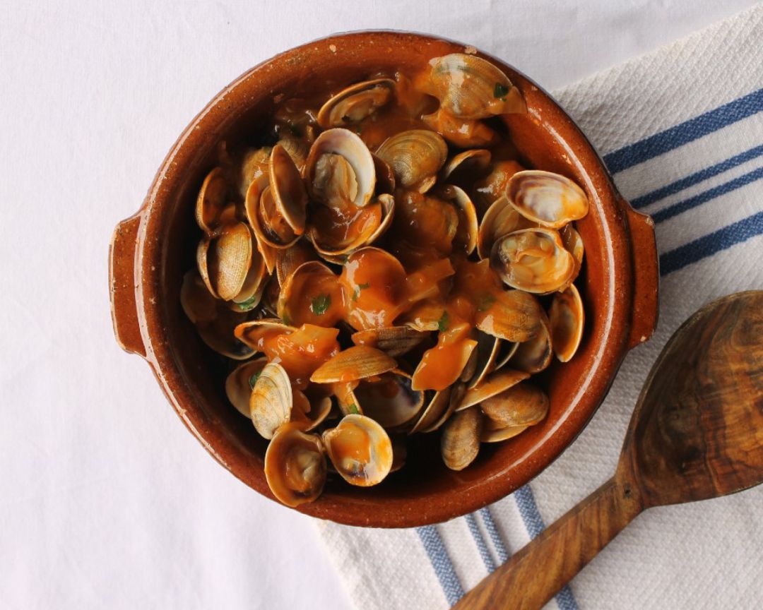 Almejas a la marinera 