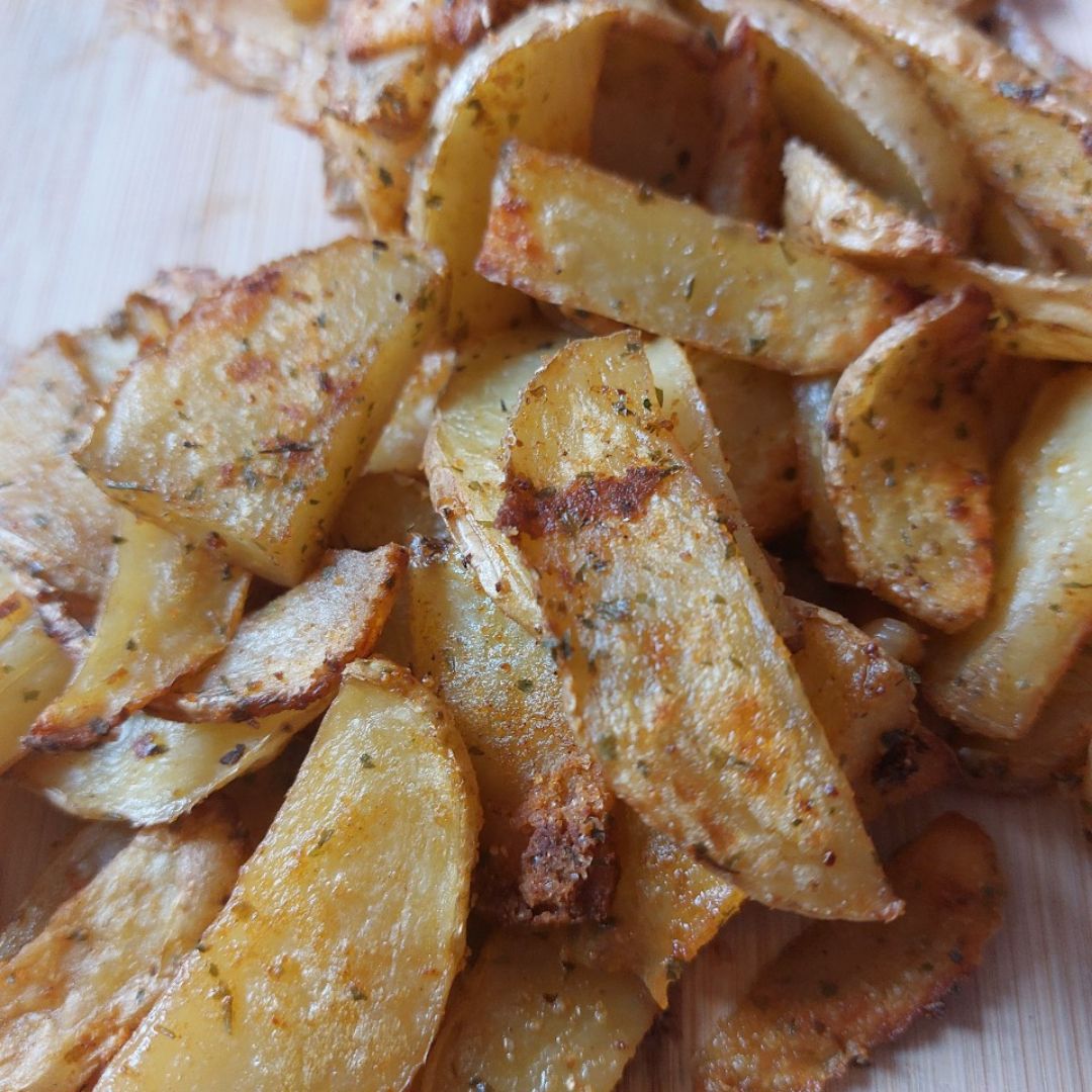 Patatas al horno con toque picante Paso 2 Patatas al horno con toque picante Paso 2