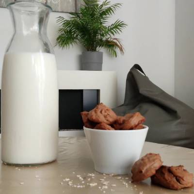 Receta de Chocolate and almond cookies
