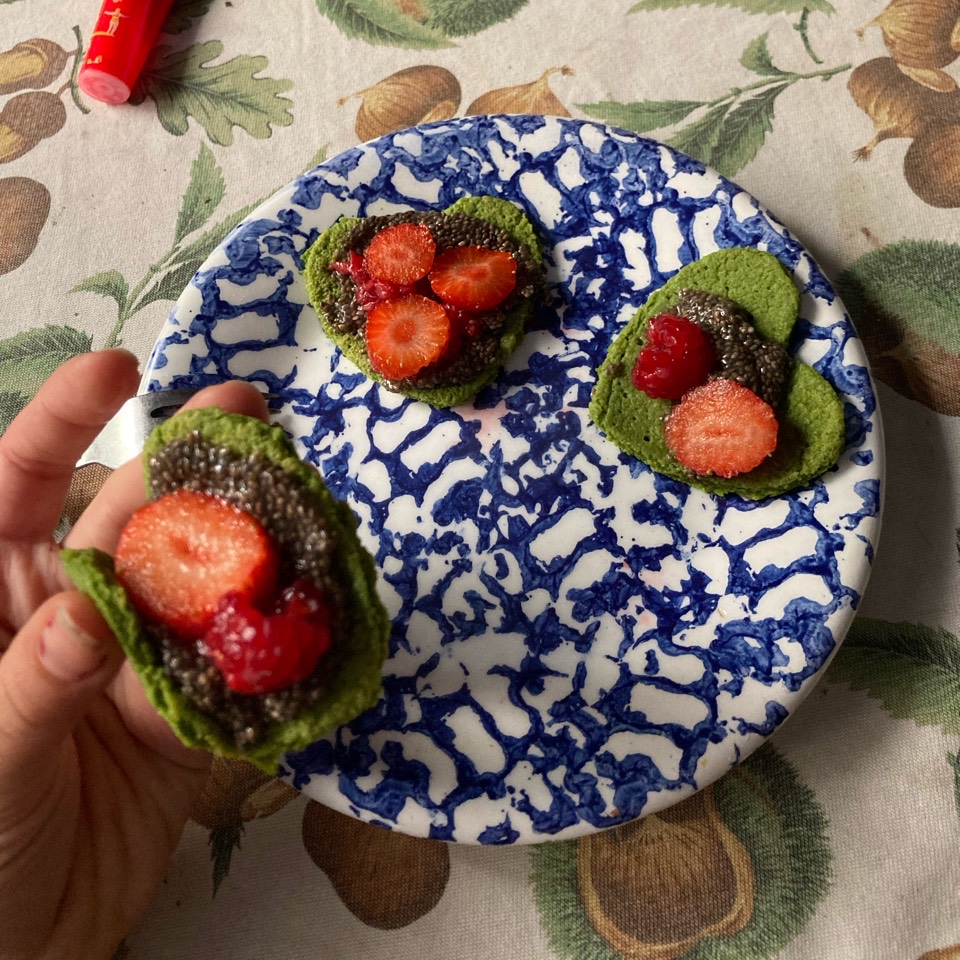 Crepes de espinaca 🥞🌿