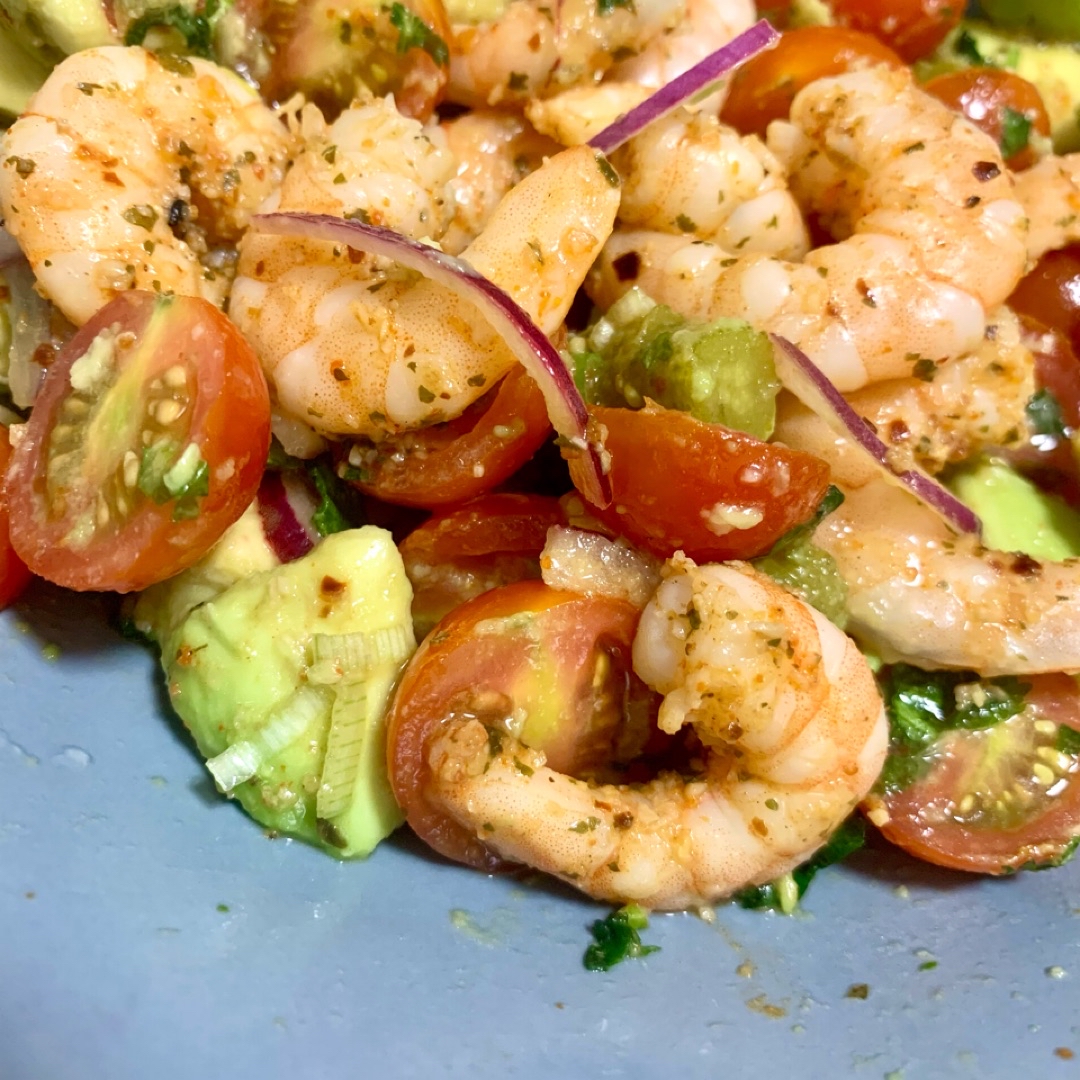 Ceviche templado de langostino Ceviche templado de langostino