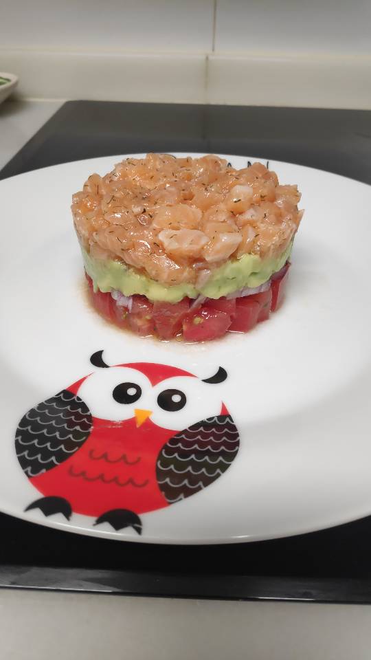 Tartar de salmón😋 Tartar de salmón😋