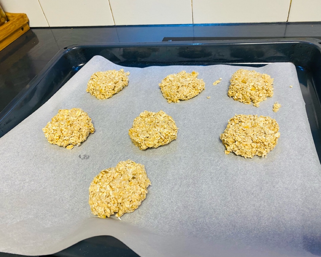 Tartaleta de avena y plátano Paso 2 Tartaleta de avena y plátano Paso 2