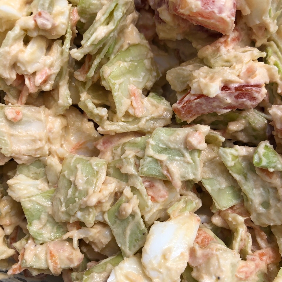 Ensalada de col con crema de tofu 