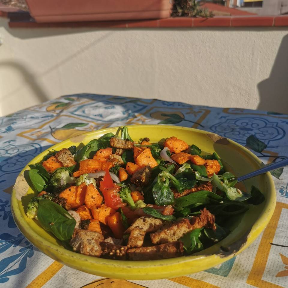 Ensalada boniato y atun Ensalada boniato y atun
