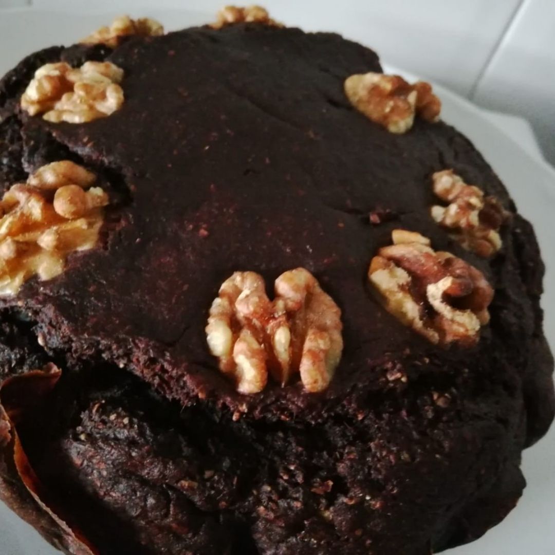 Bizcocho proteico de chocolate 