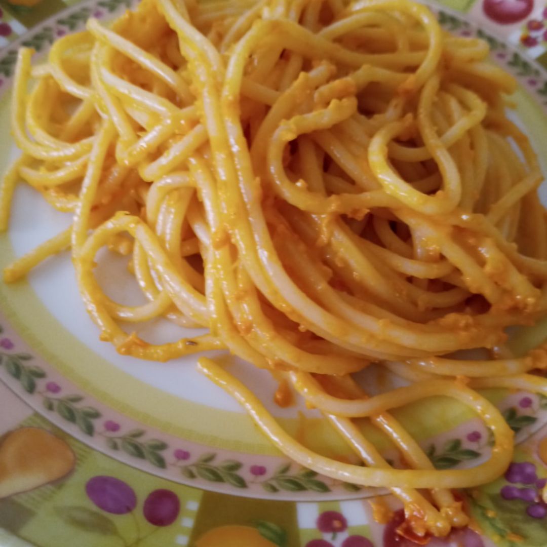 Pasta con salsa de pisto Pasta con salsa de pisto