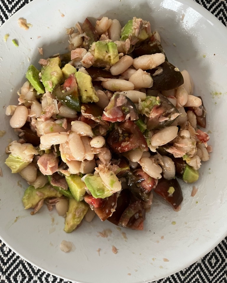 Ensalada de alubias blancas Ensalada de alubias blancas