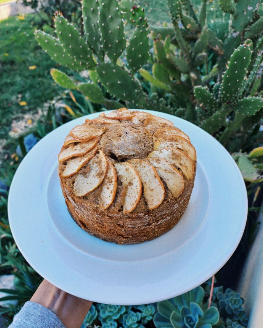 Torta integral de manzana y canela Torta integral de manzana y canela