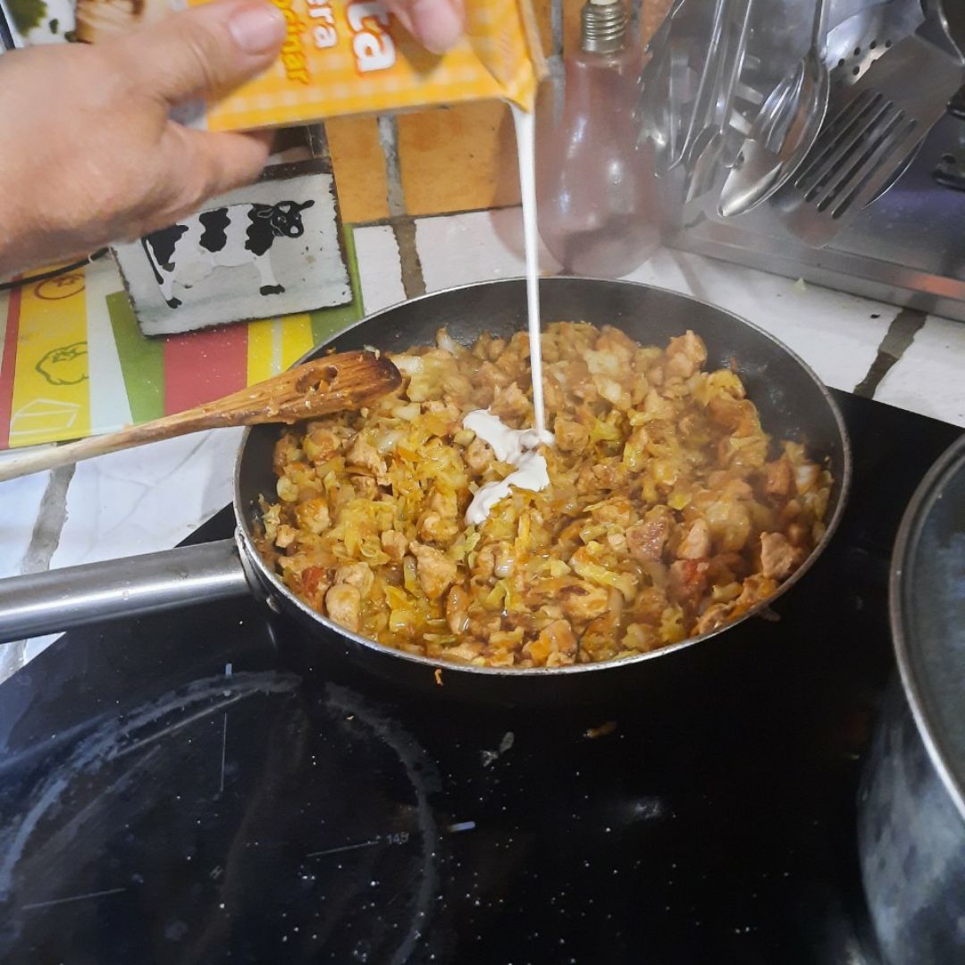 Bolsitas de repollo rellenas de carne a la casera Paso 2 Bolsitas de repollo rellenas de carne a la casera Paso 2
