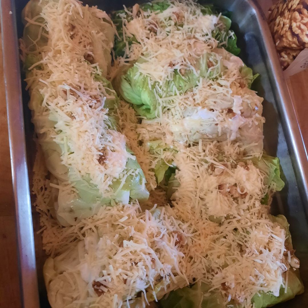 Bolsitas de repollo rellenas de carne a la casera Paso 4 Bolsitas de repollo rellenas de carne a la casera Paso 4