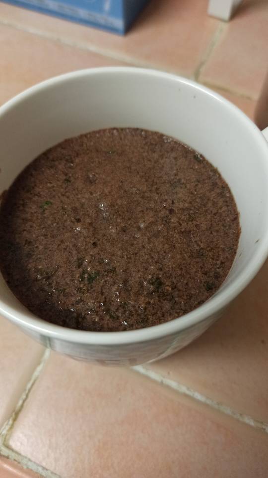 Batido de cacao y espinacas