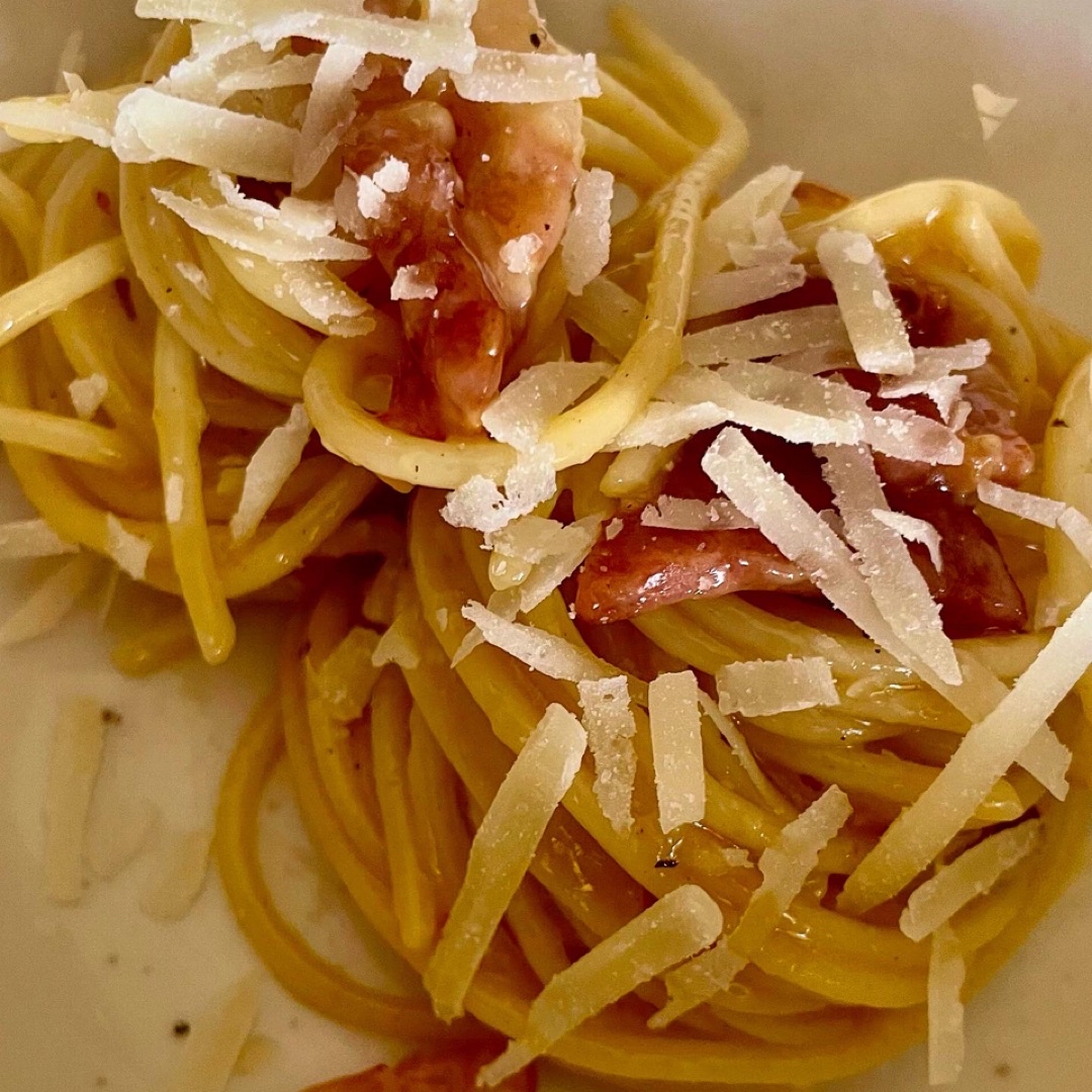 CARBONARA 🇮🇹🥚🧀🧅🥓