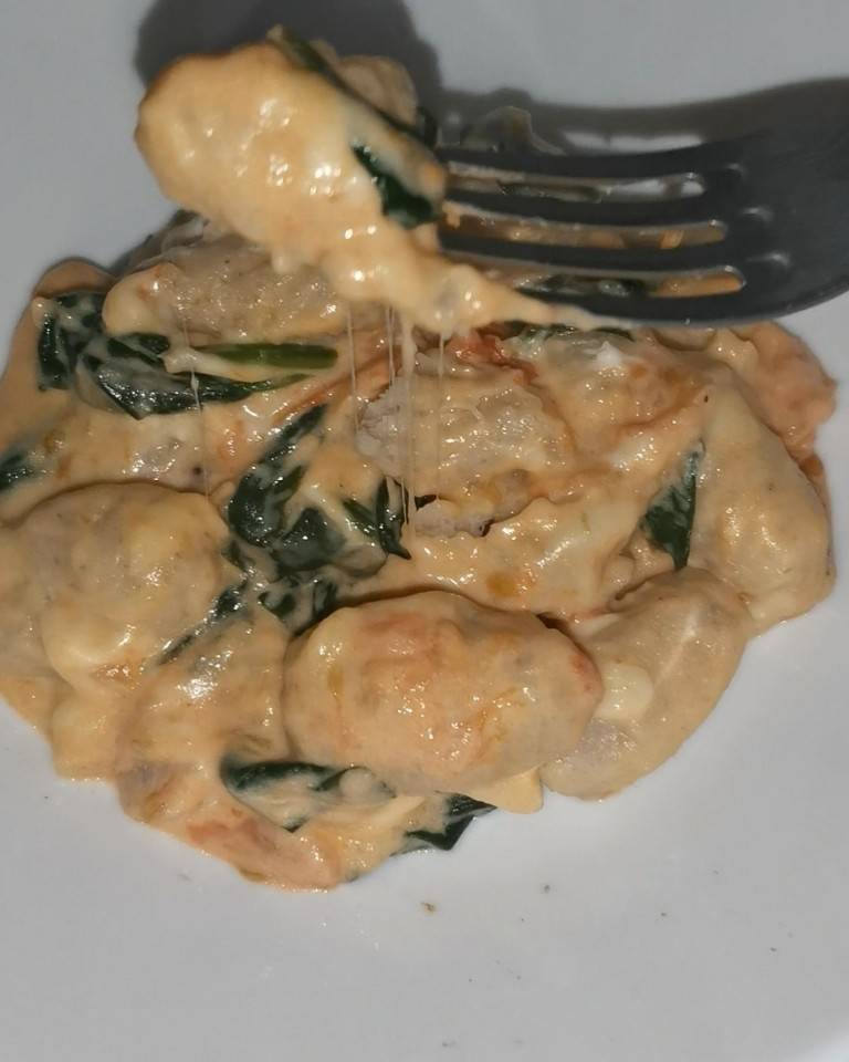Ñoquis con espinacas Ñoquis con espinacas