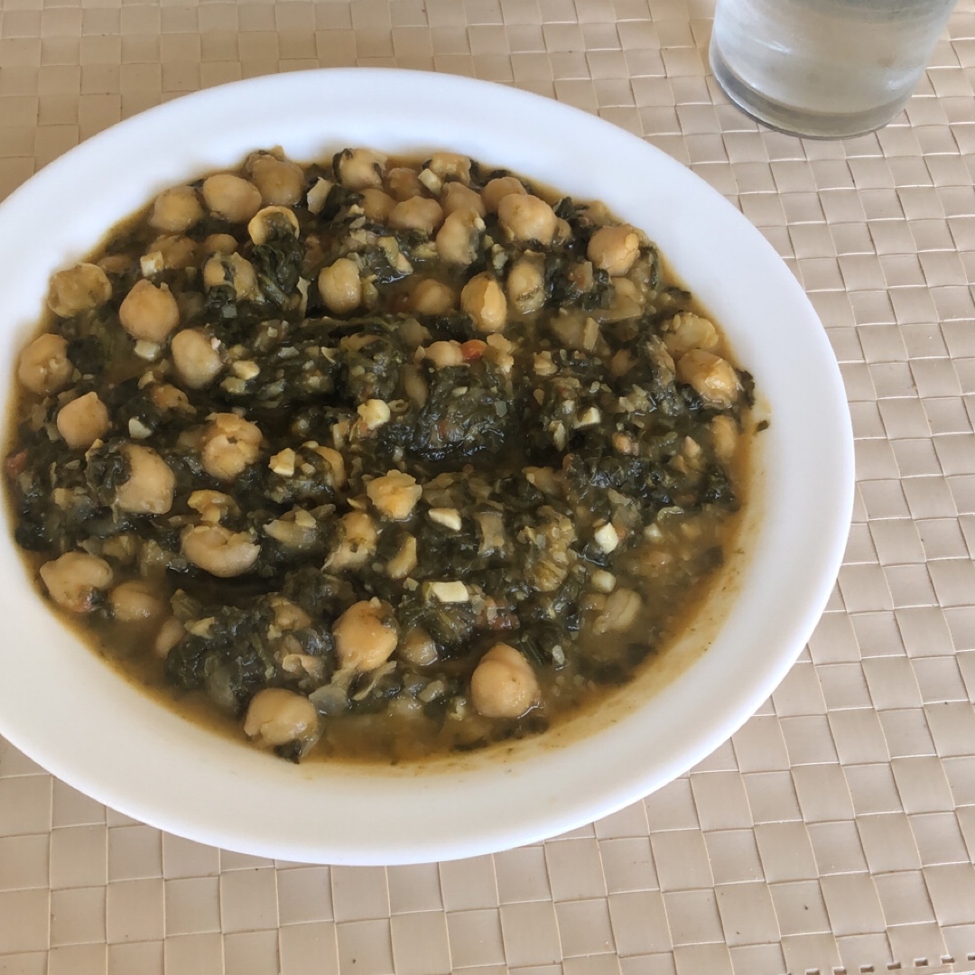 Potaje de garbanzos y espinacas Potaje de garbanzos y espinacas