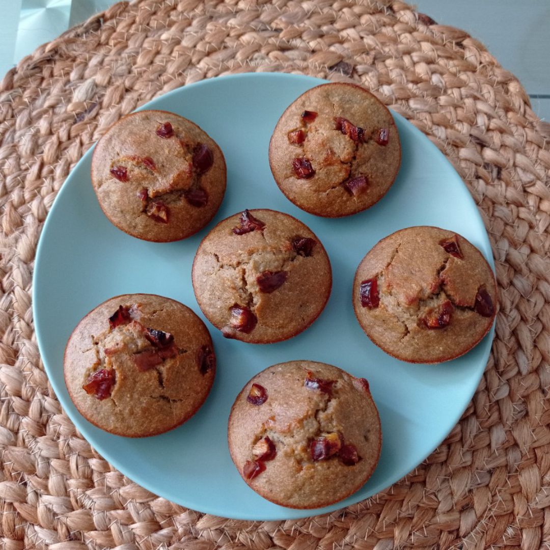 🧁Muffins de avena, dátiles y plátano🍌 🧁Muffins de avena, dátiles y plátano🍌