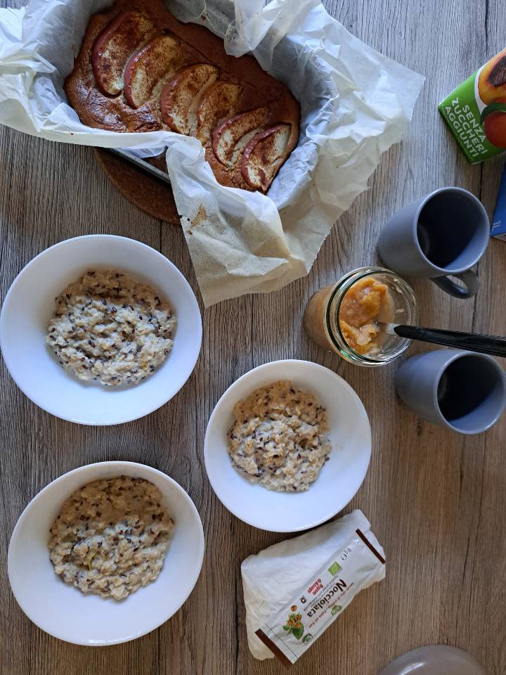 Porridge con compota de pera Porridge con compota de pera