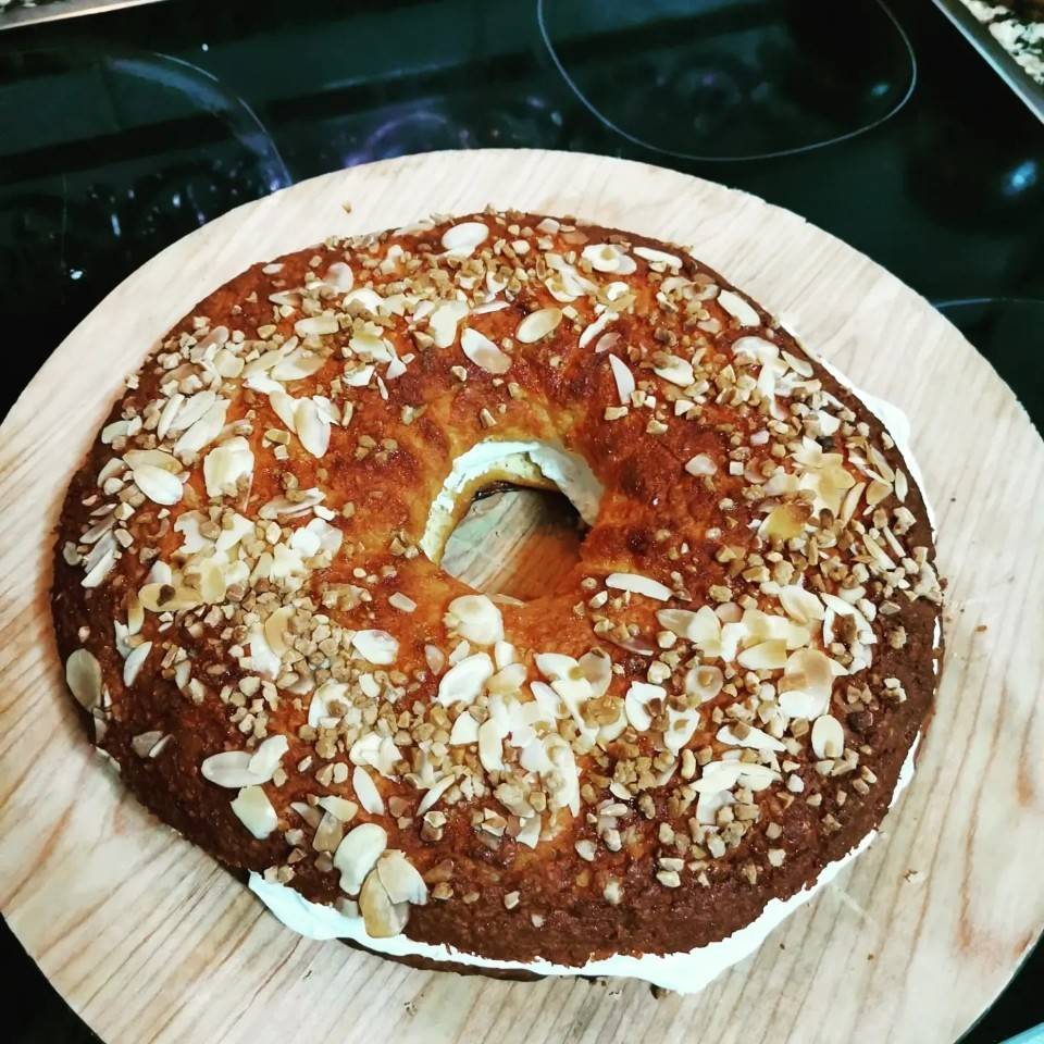 Roscón de reyes keto sin gluten Roscón de reyes keto sin gluten