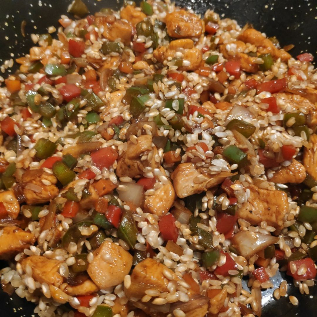 Arroz caldoso con pollo y verduras Paso 4 Arroz caldoso con pollo y verduras Paso 4