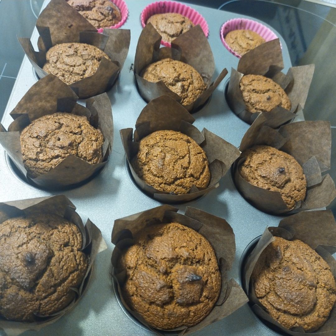 Muffins de chocolate rellenos 😍 Paso 1 Muffins de chocolate rellenos 😍 Paso 1
