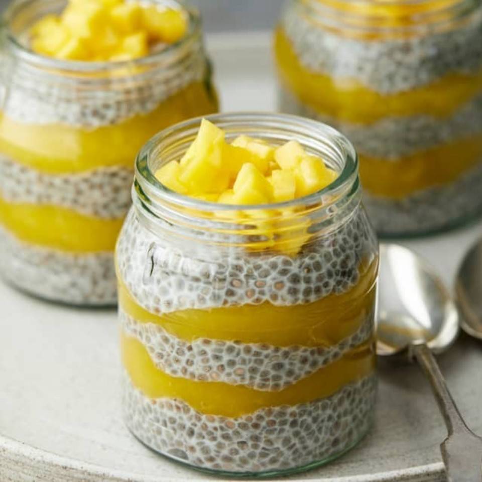 Pudding de chía y mango 🥭