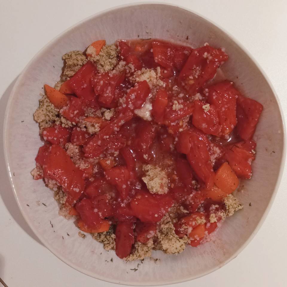 Cuscús con tomate y verduras 🍅 Cuscús con tomate y verduras 🍅