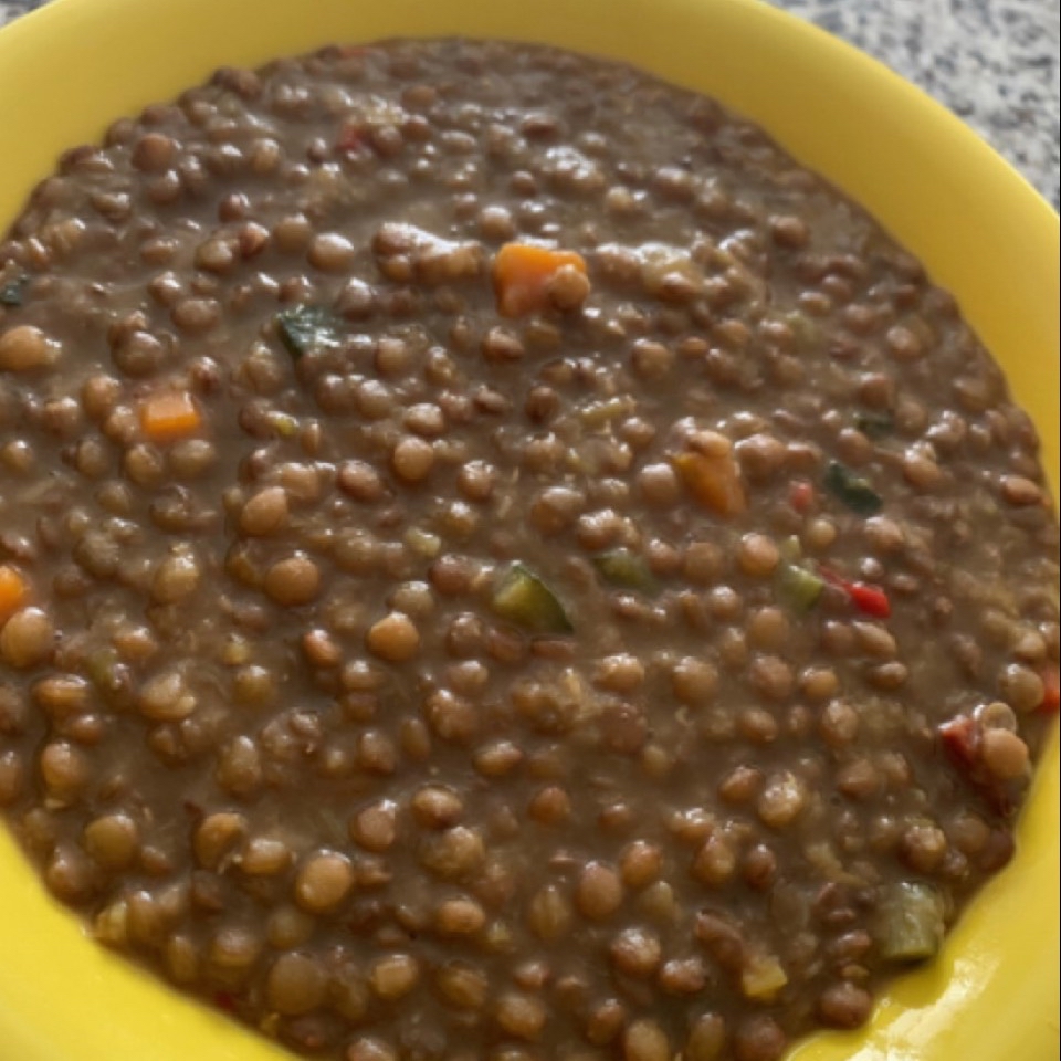 Lentejas (picantes) con verduras Lentejas (picantes) con verduras