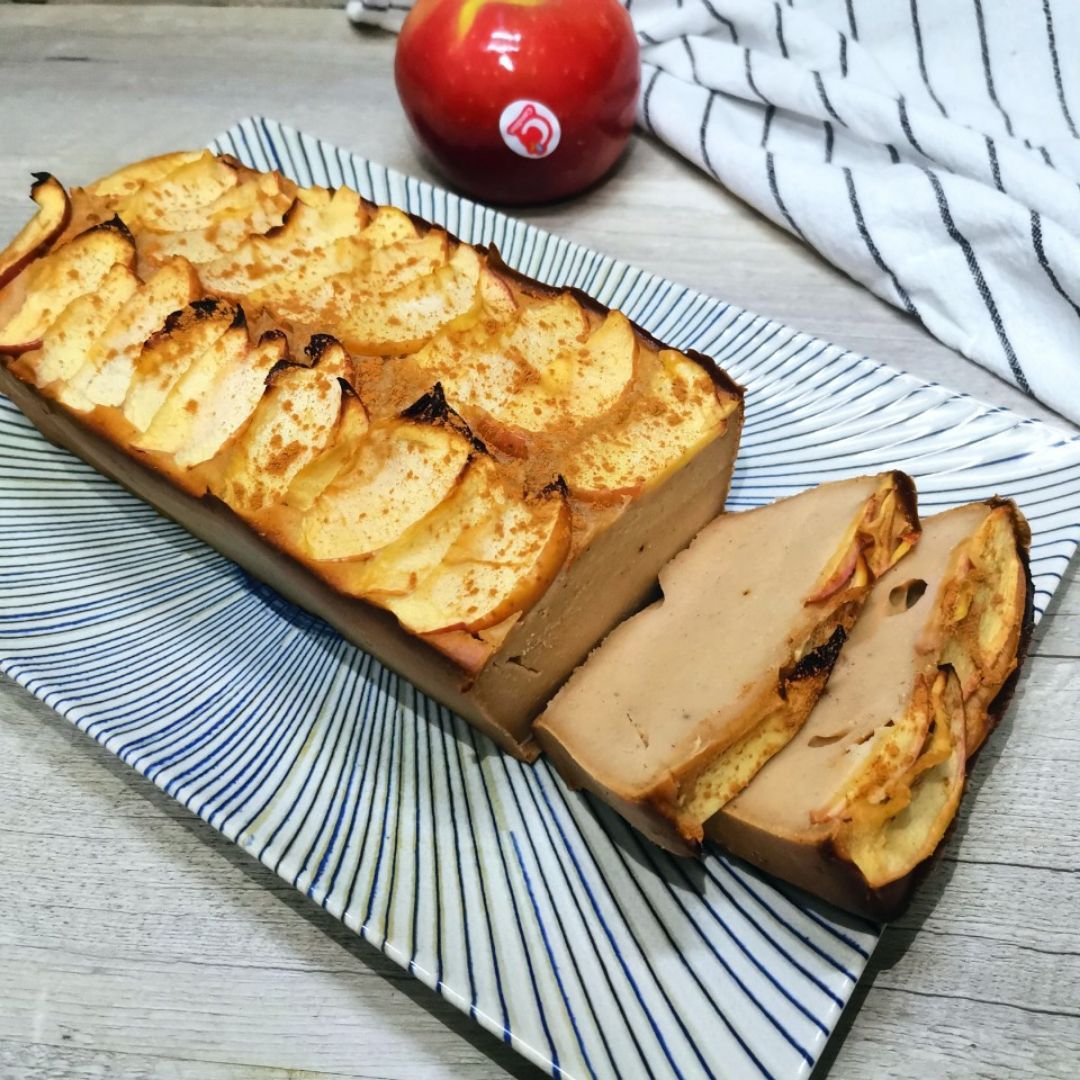 Tarta de queso y manzana Tarta de queso y manzana