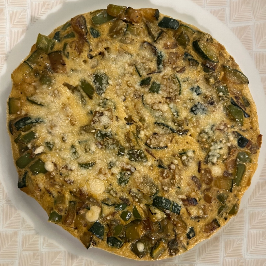 Tortilla de verduras en Airfyer Tortilla de verduras en Airfyer
