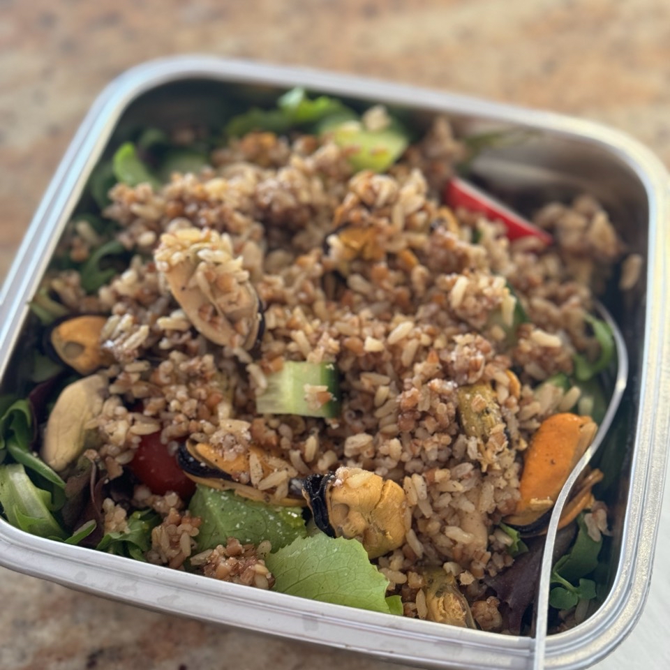 Ensalada con mejillones y quinoa Ensalada con mejillones y quinoa