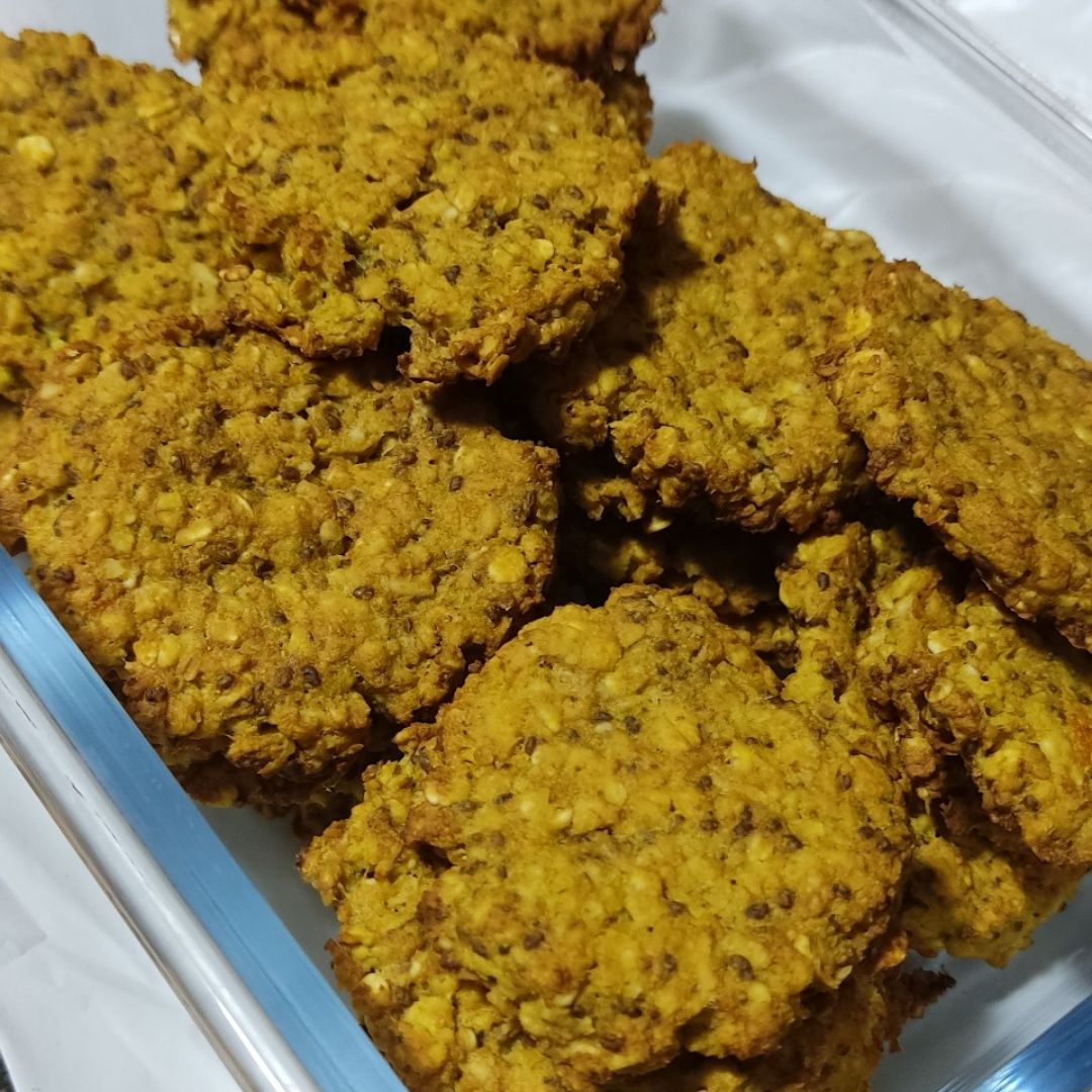 GALLETAS DE AVENA, CHÍA Y NARANJA.