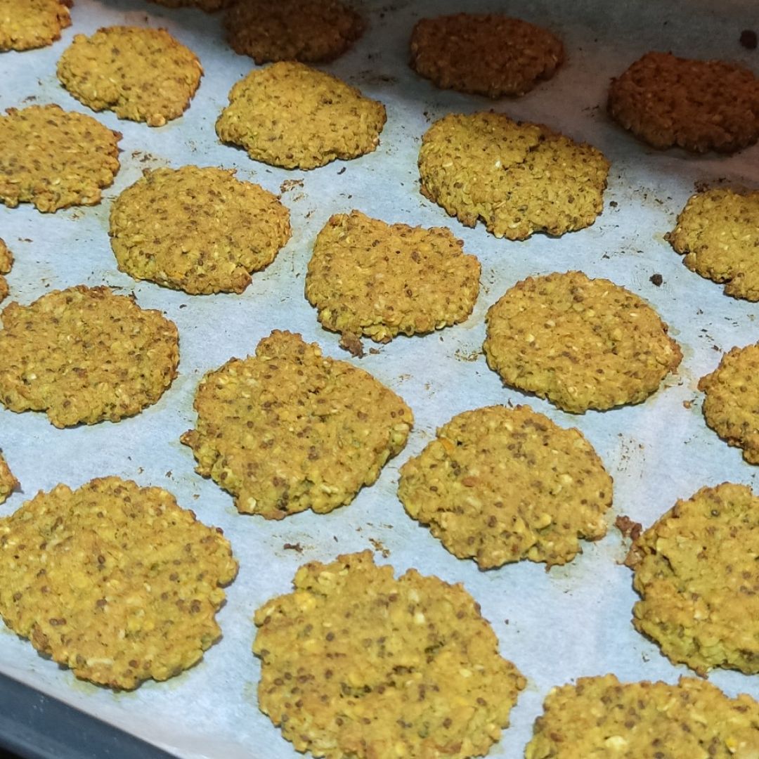 GALLETAS DE AVENA, CHÍA Y NARANJA. Paso 6