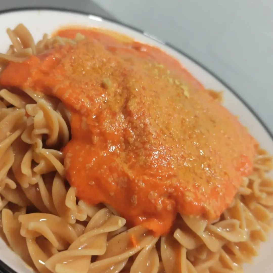 Pasta al pimiento rojo Paso 5 Pasta al pimiento rojo Paso 5