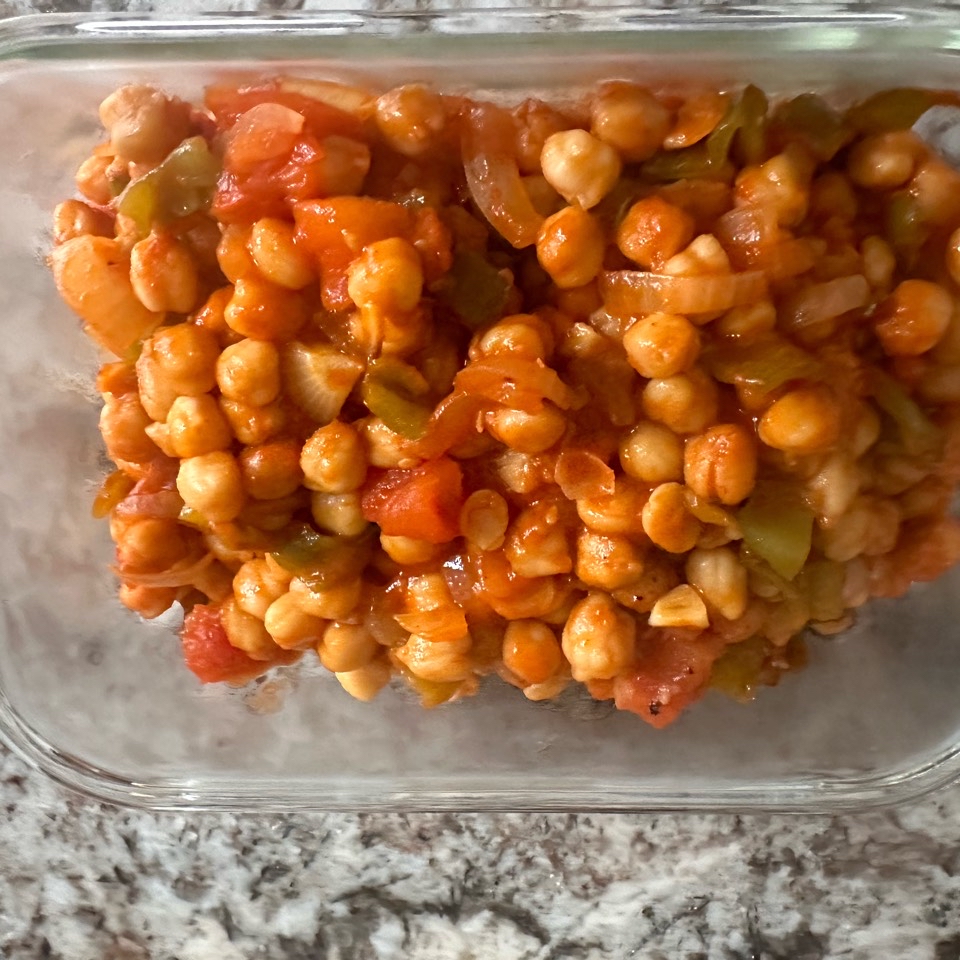 Garbanzos al horno Garbanzos al horno