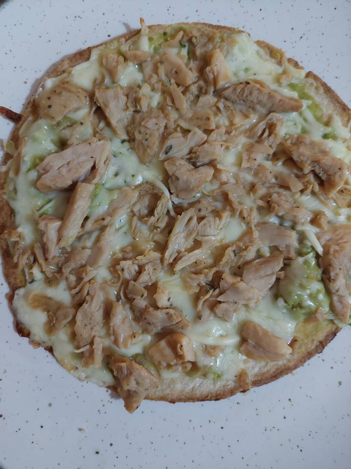 Fajipizza de pollo
