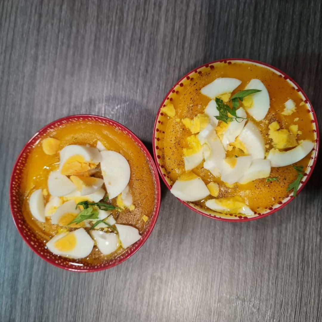 Crema de zanahoria y calabacín Crema de zanahoria y calabacín