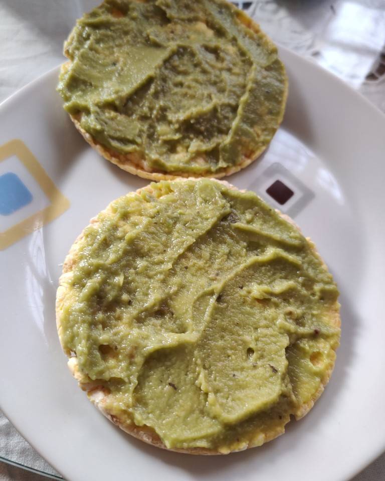 Tortitas con guacamole