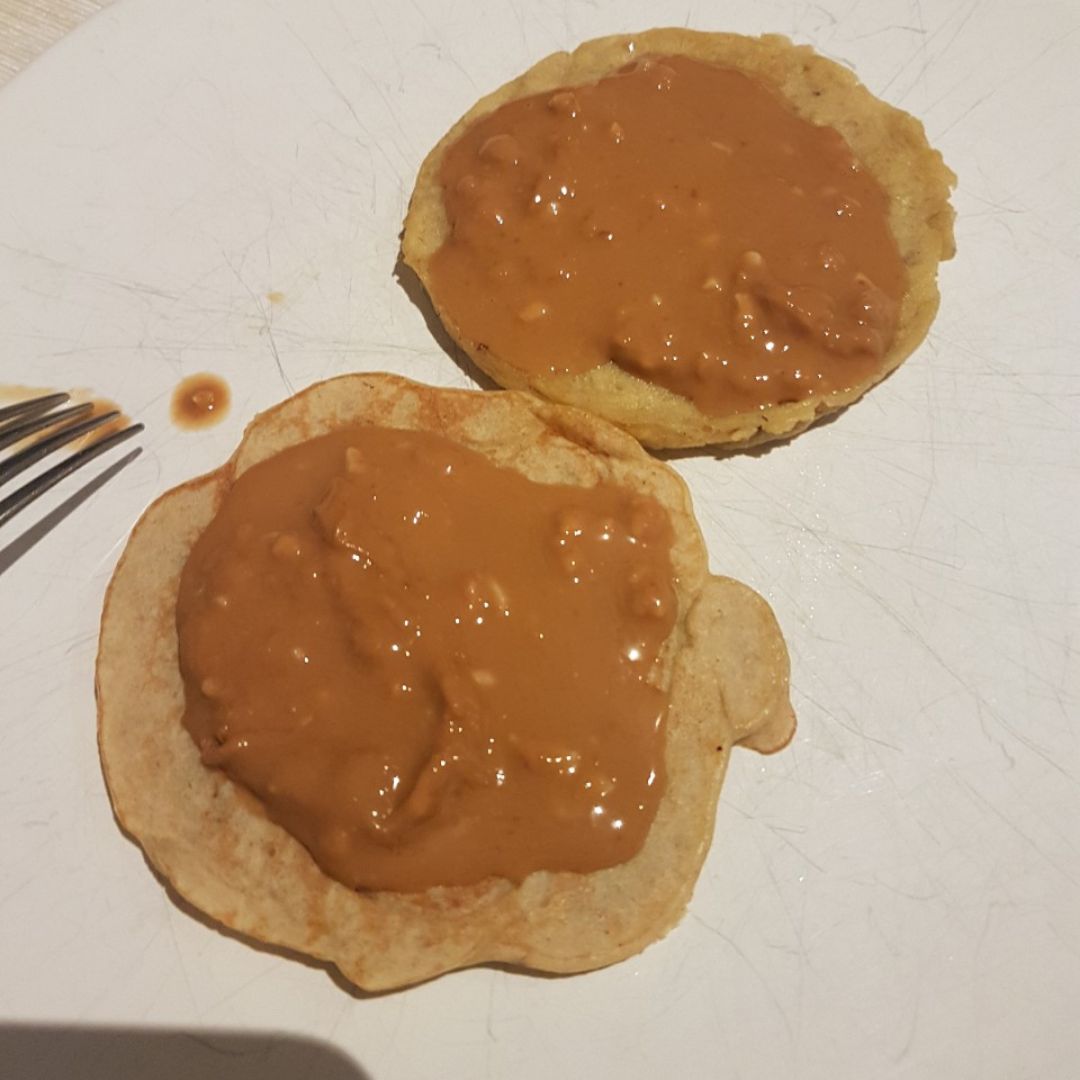 Tortitas de avena y plátano