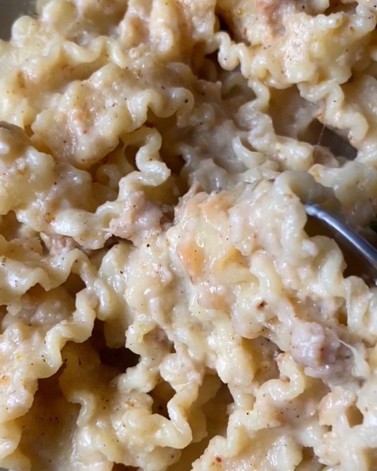 Pasta de pera 🍐 y gorgonzola 🧀 