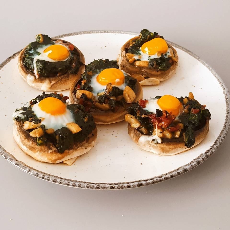 Champiñones 🍄 rellenos 🥬🍖