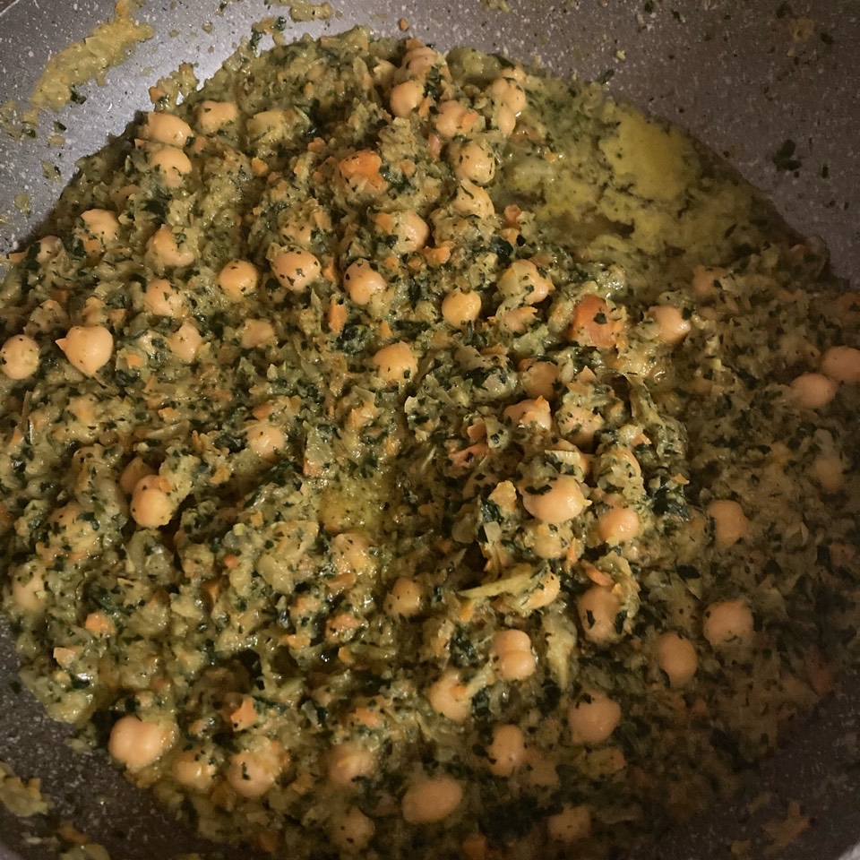 Curry de garbanzos Curry de garbanzos