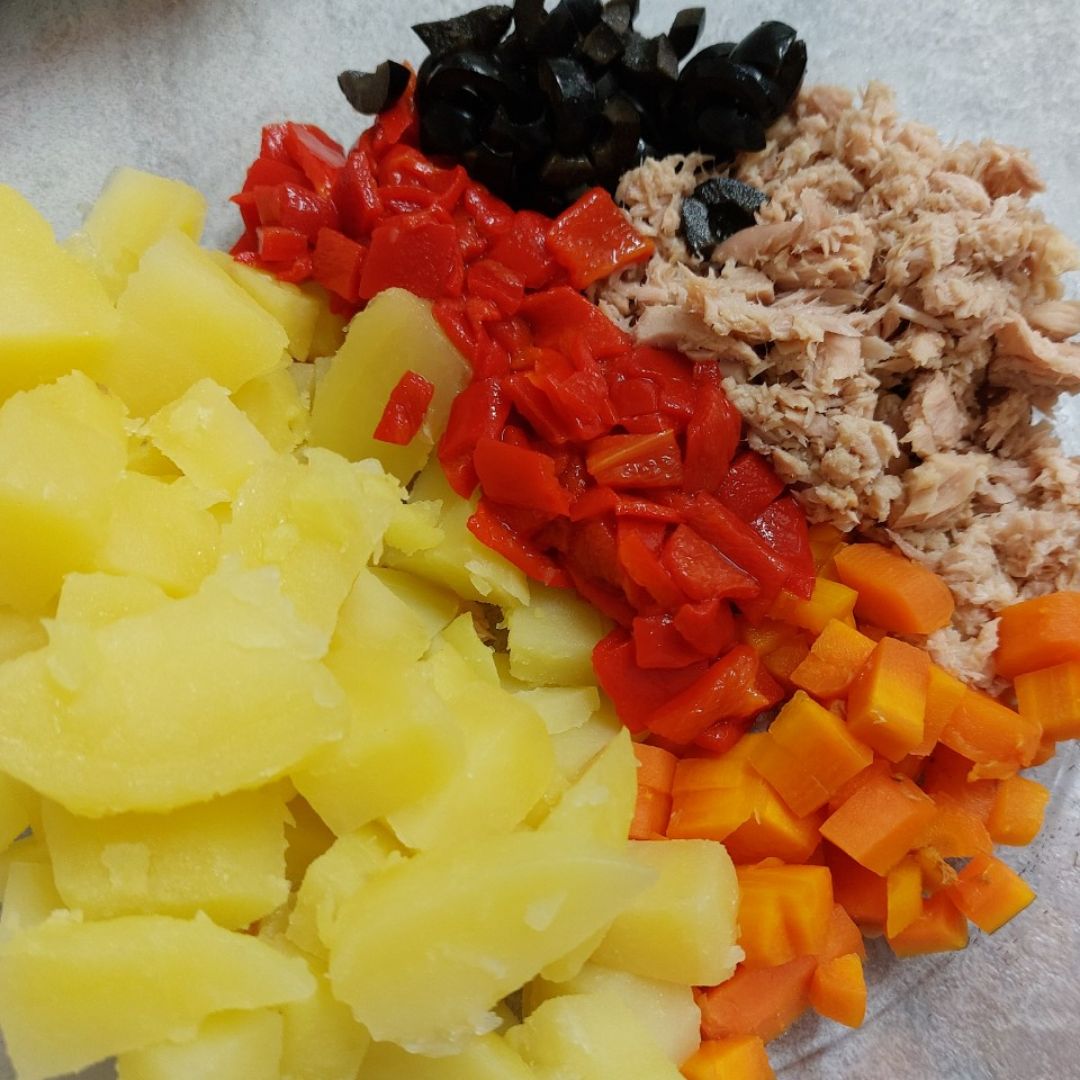 Ensaladilla rusa🥔 Paso 2 Ensaladilla rusa🥔 Paso 2