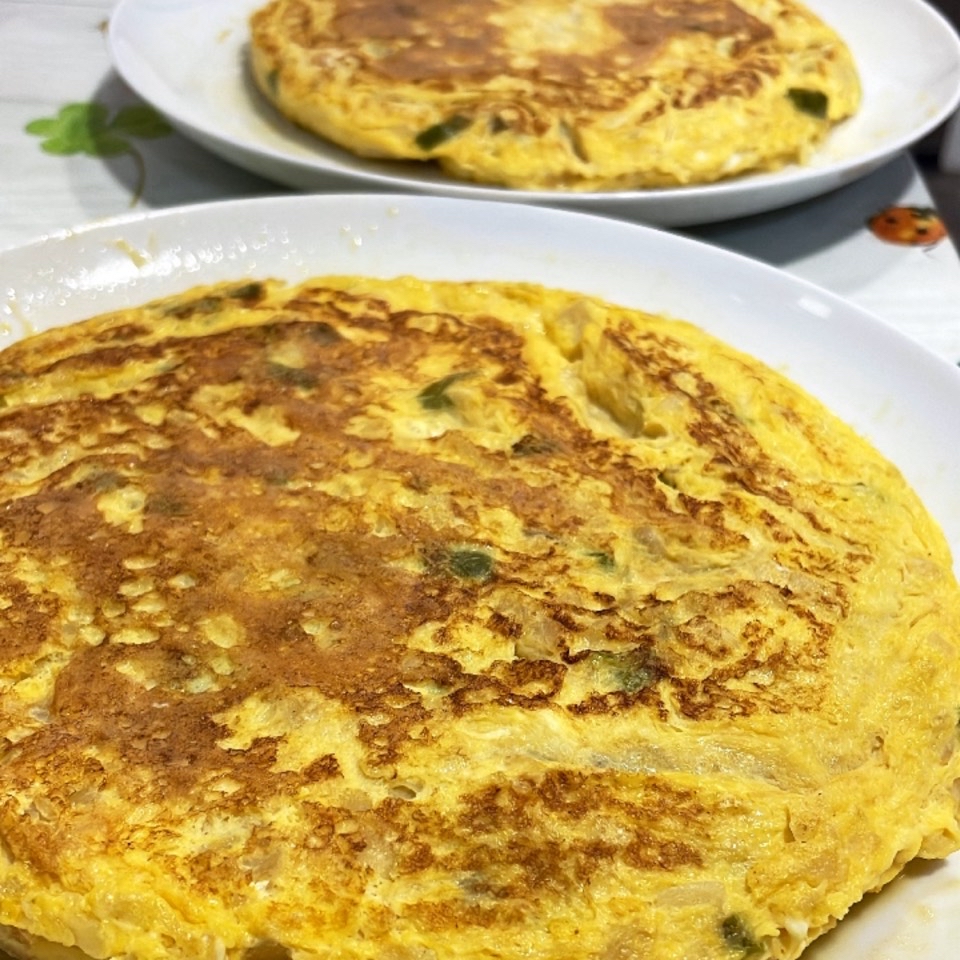 Tortilla de bacalao Tortilla de bacalao