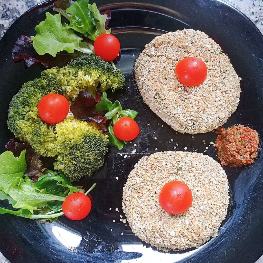 Hamburguesas de alubias rojas y verduras 🍔